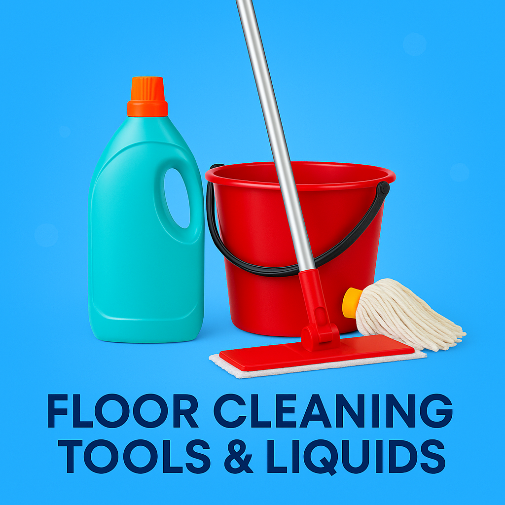 Floor Cleaning Tools & Liquids